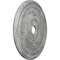 Ekena Millwork Cole Medallion (Canopies up to 9 1/8"), 25 3/8"OD x 3 3/8"ID x 1 3/8"P, Ultra Pure White Crackle CM25COUWC - alternate 2